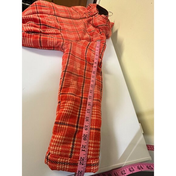 WE the FREE Strike Out Plaid Puffer Bomber Jacket w zipper hood women’s sz Small - Picture 13 of 16